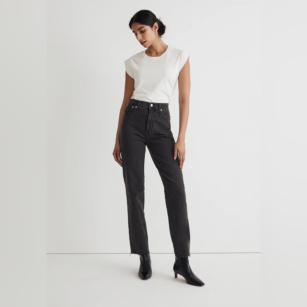 Madewell Perfect Vintage Jean in Lunar (Size 28P)